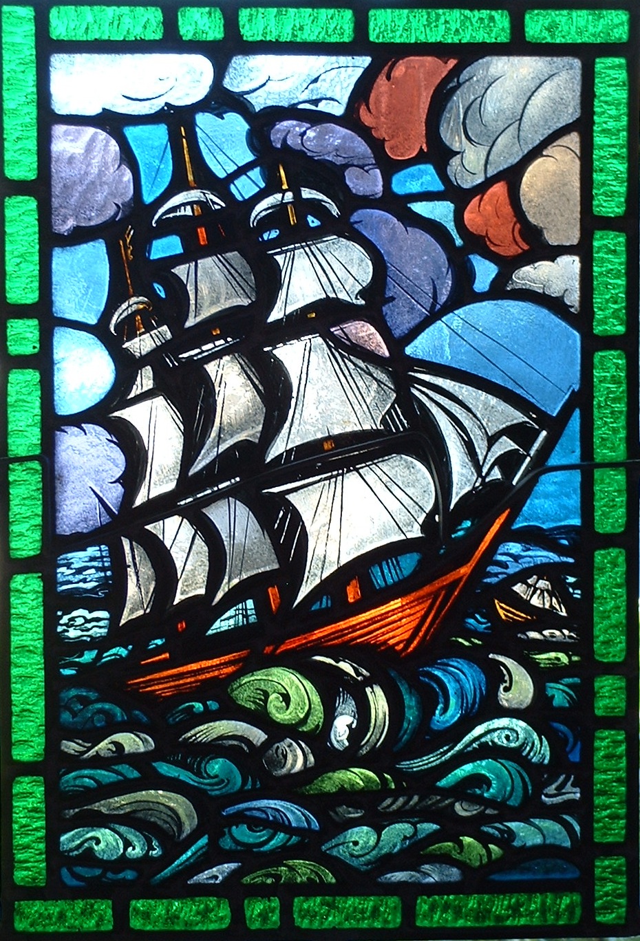 Stained_Glass_Ship_at_sea